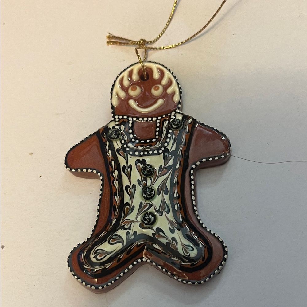 Handcrafted Gingerbread Man Ornament